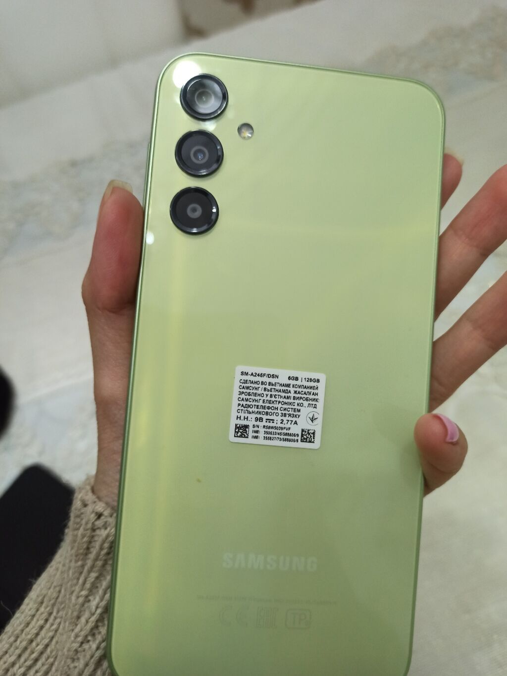 Samsung Galaxy A24 4G, 128 GB, rəng - Yaşıl, İki sim kartlı — Samsung, Sumqayıt (4)