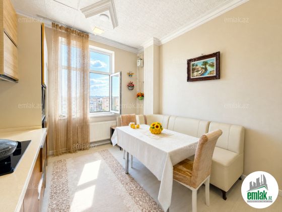 Satılır 3 otaqlı 85 m² yeni tikili Bakıxanov — Mənzil (8)