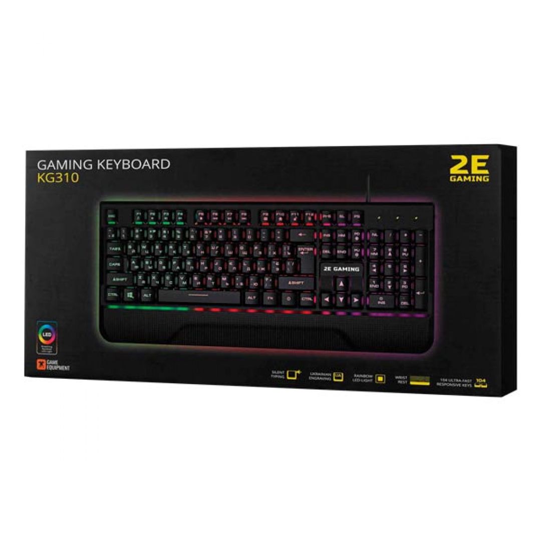 2E KG310 LED Black Gaming Keyboard — Kompüterlər və noutbuklar, Bakı