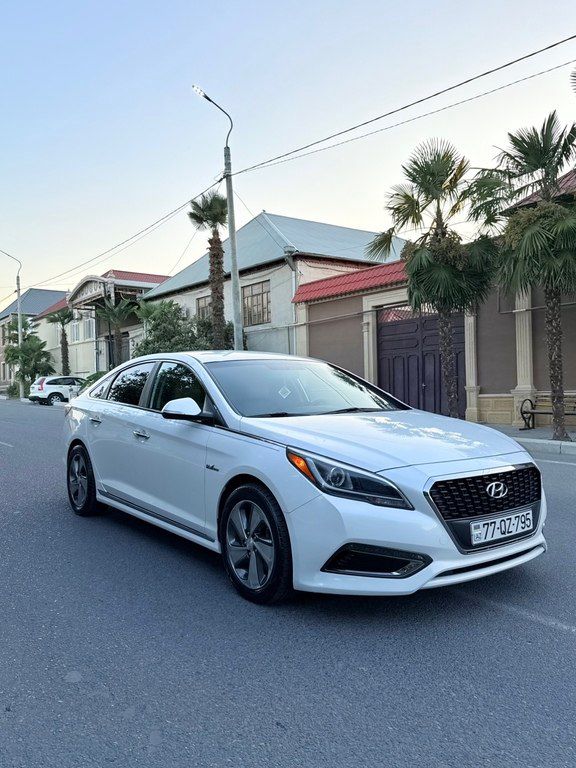 Hyundai Sonata, 2.0 L, 1.4 kWh, 2016 il, 176 000 km 77-QZ-795 — Avtomobillər, Şəmkir (2)