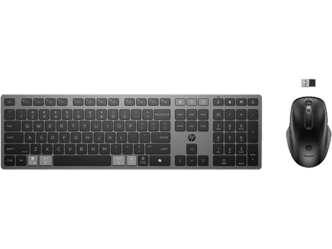 Klaviatura Mouse dəsti HP 725 Multi-Device Rechargeable Wireless Keyboard and Mouse Combo 9T5B0UT — Bakı