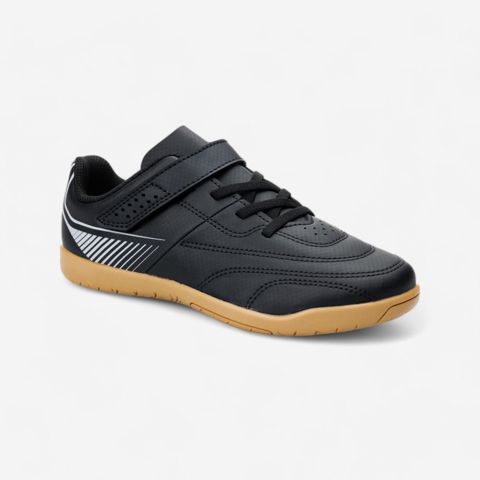 Oğlanlar üçün krosovkalar Decathlon Futsal Trainers 100, qara, poliuretan, ölçü 34 — Bakı