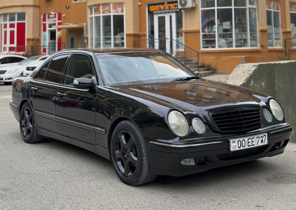Mercedes E 320, 3.2 L, 2001 il, 195 000 km 00-EE-777 — Avtomobillər, Bakı (3)