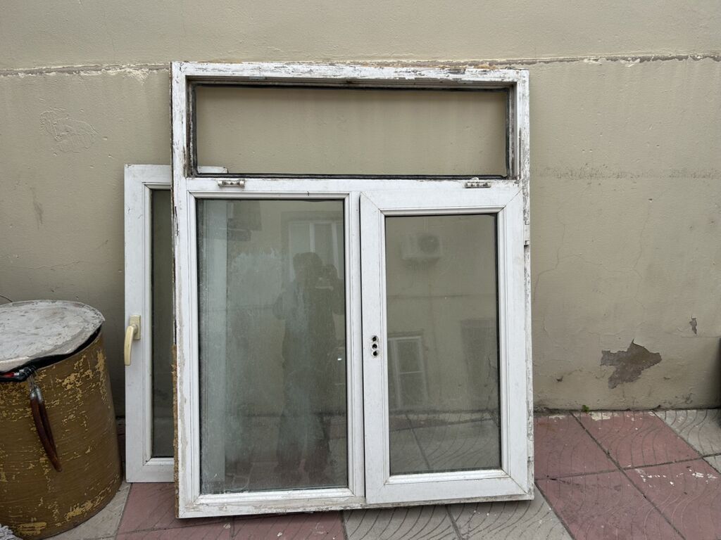 Plastik pəncərə bloku - Material: ağ rəngli PVC profil - Komplekt — Pəncərələr, qapılar, balkonlar, Digah (3)