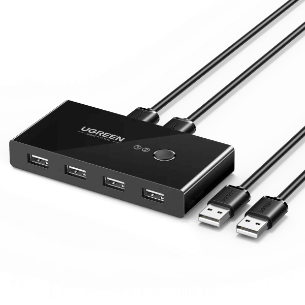 Ugreen 2 In 4 Out USB 2.0 Sharing Switch Box US216_30767 30767 US216 — Kommutatorlar və marşrutlayıcılar, Bakı