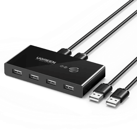 Ugreen 2 In 4 Out USB 2.0 Sharing Switch Box US216_30767 30767 US216 — Bakı