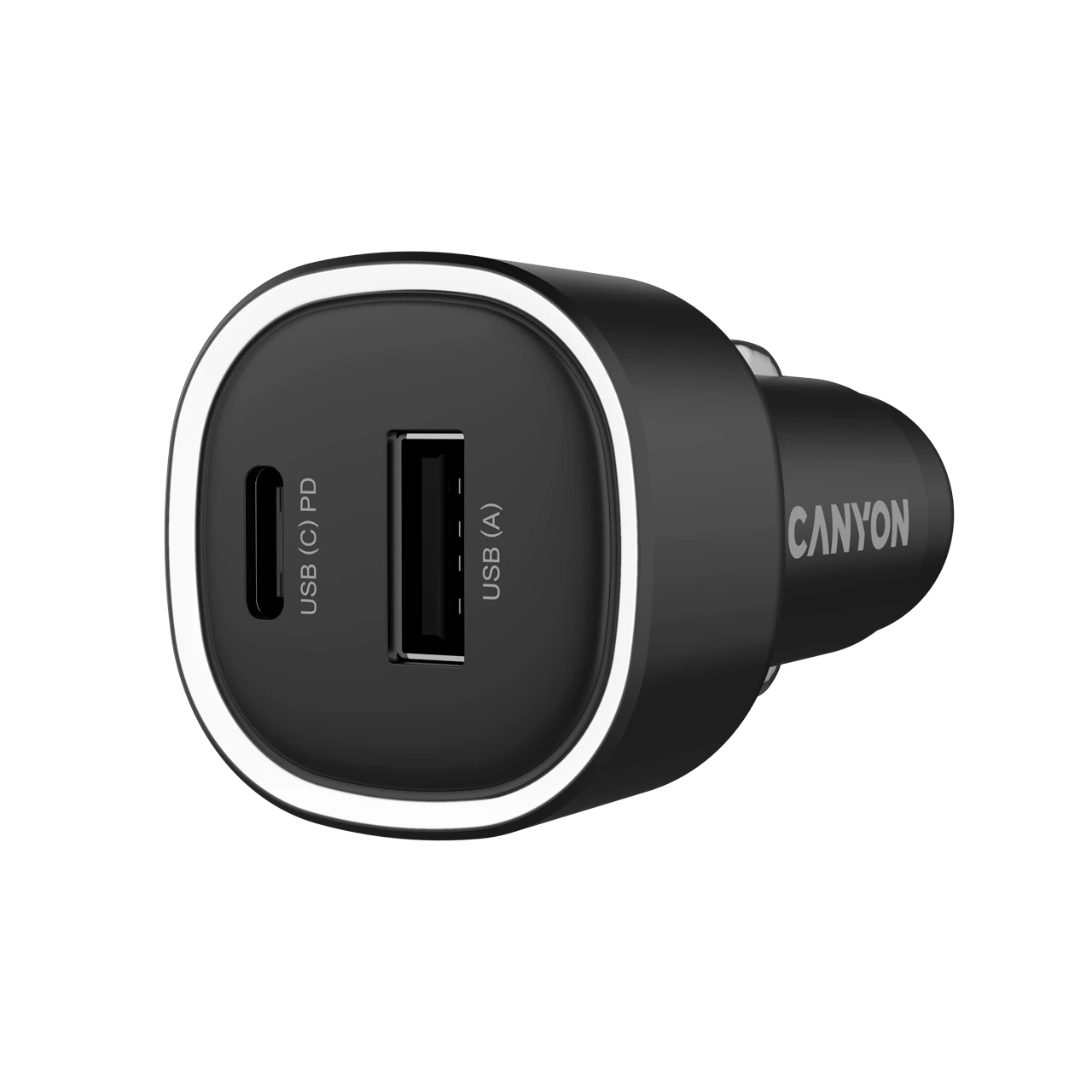 Avtomobil üçün adapter Canyon Usb/usb-c, 85 Vt, Qara — Şarj cihazları, Bakı (2)