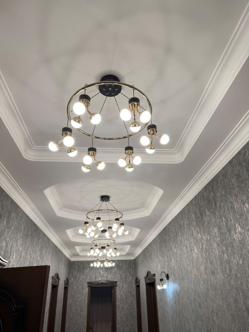 Led Çılçıraq, 4 və daha çox lampa, Metal — Tavan is?qlar? v? cilc?raqlar, Digah