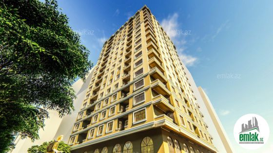 Satılır 5 otaqlı 186 m² yeni tikili Nizami r — Mənzil (4)