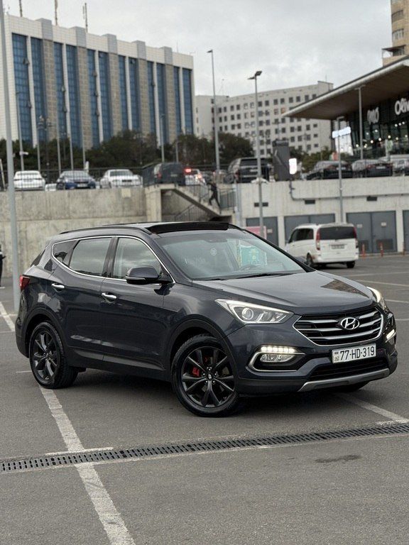 Hyundai Santa Fe, 2.0 L, 2016 il, 250 000 km 77-HD-319 — Avtomobillər, Bakı (2)