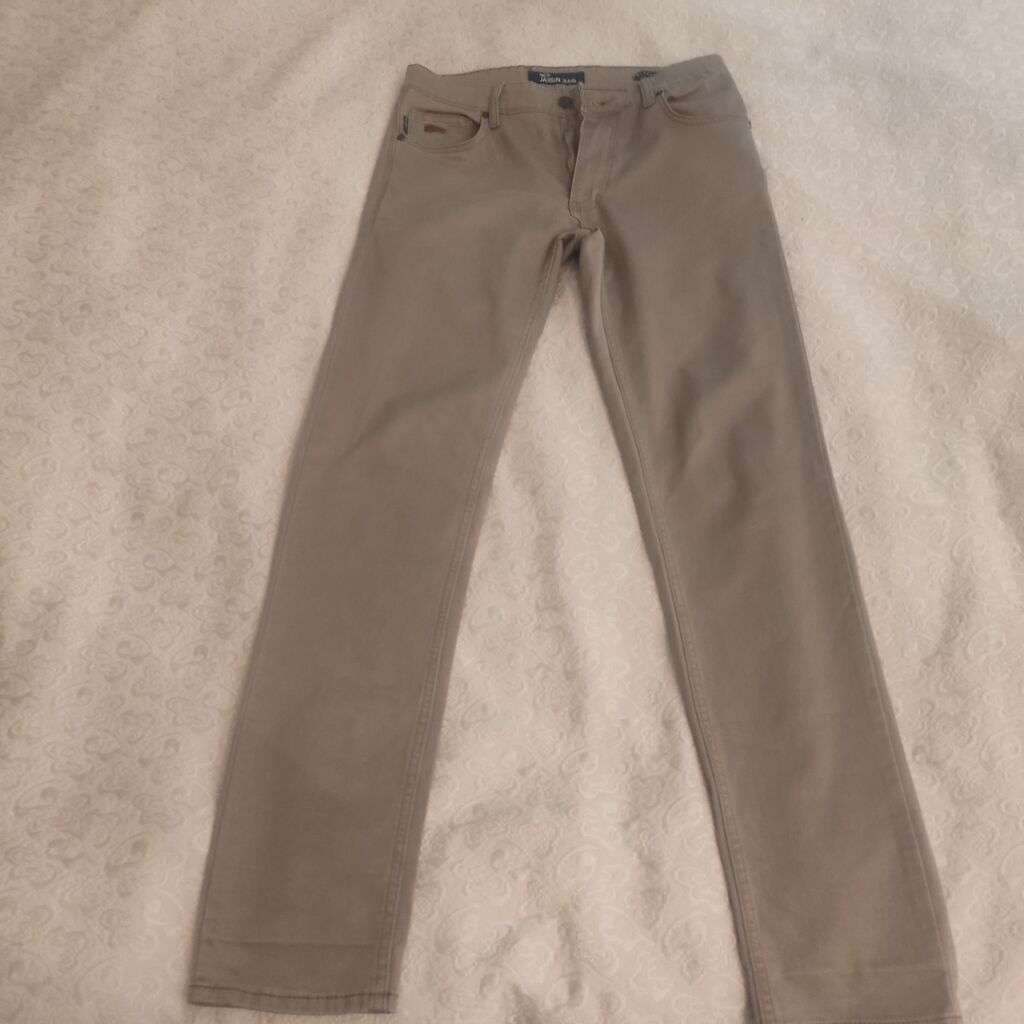 Klassik Şalvar, New Jeans, rəng - Bej — Şalvar, Masazır (2)