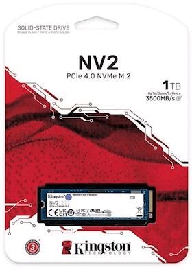 Kingston 1000GB NV2 M.2 2280 PCIe 4.0 NVMe SSD SNV2S/1000G — Bakı