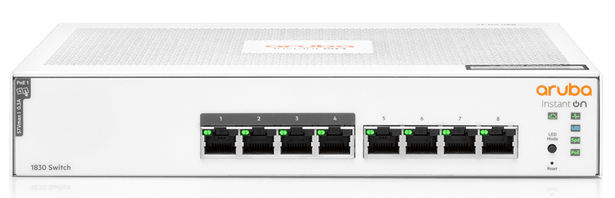 Aruba IOn 1830 8G 65W Switch JL811A — Kommutatorlar və marşrutlayıcılar, Bakı