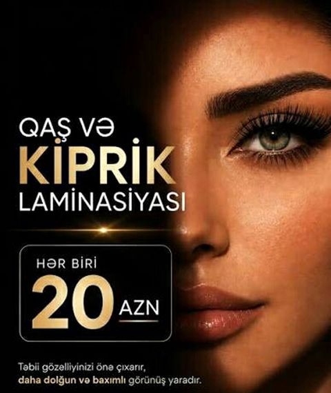 Qaş və Kiprik Laminasiyası - Hər biri: 20 AZN - Təbii gözəlliyi önə — Sebine