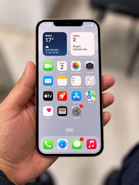 IPhone 12 Pro Max, Qızılı, Face ID — Sumqayıt