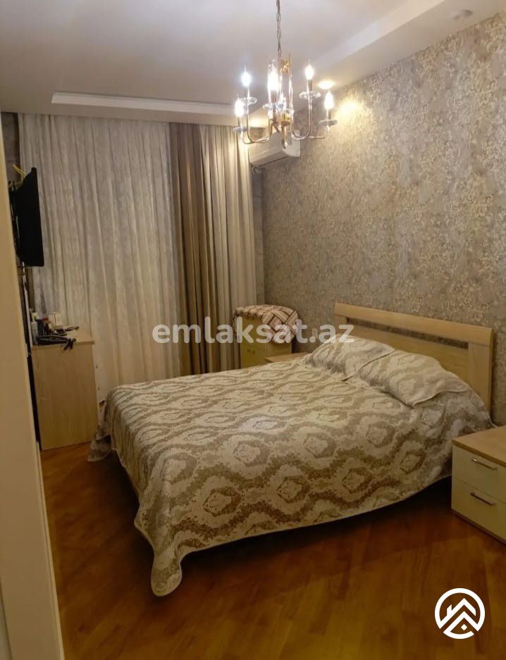 Satılır 3 otaq yeni tikili 110 m², Elmlər akademiyası metrosu — Mənzil, Bakı (9)