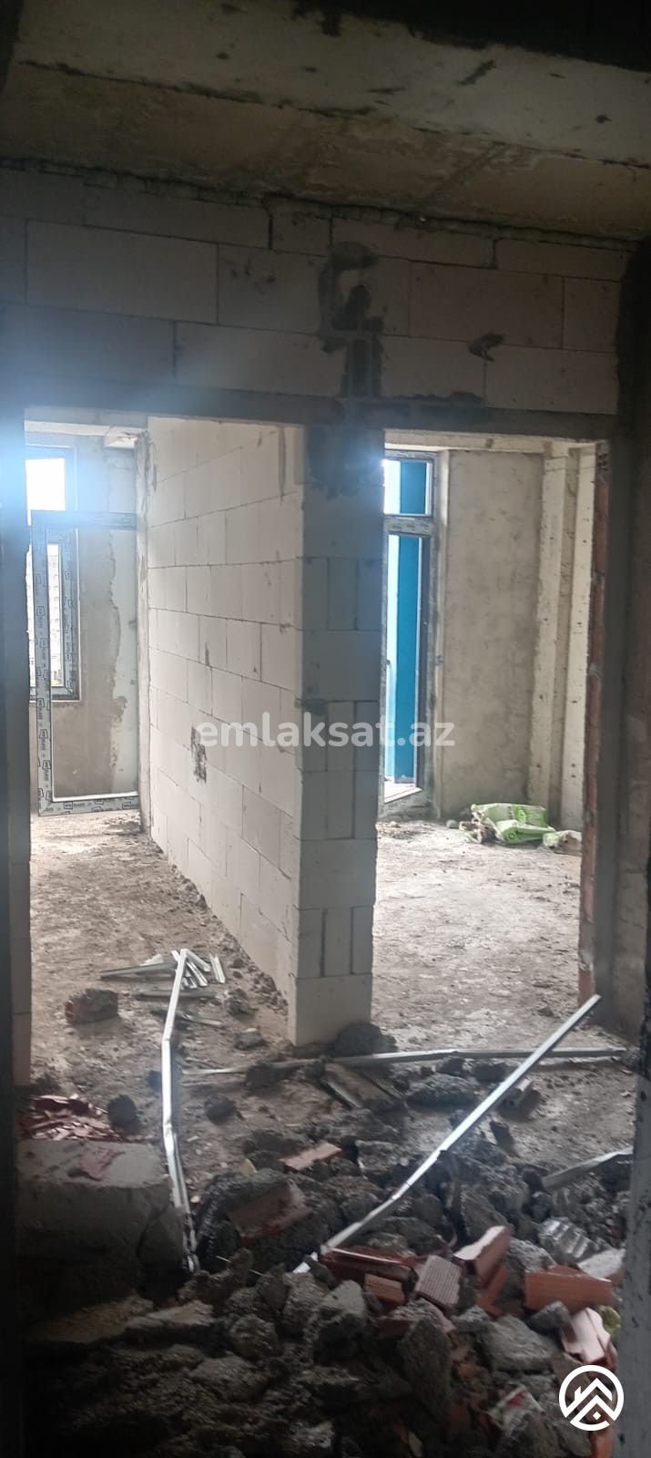 Satılır 1 otaq yeni tikili 44.3 m², İnşaatçılar metrosu — Mənzil, Bakı (8)