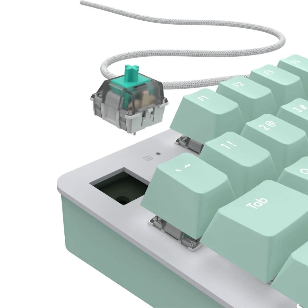 Wired keyboard IO by Red Square Typex v2 Mint [g3ms Sapphire] (io214) io214 — Kompüterlər və noutbuklar, Bakı (3)