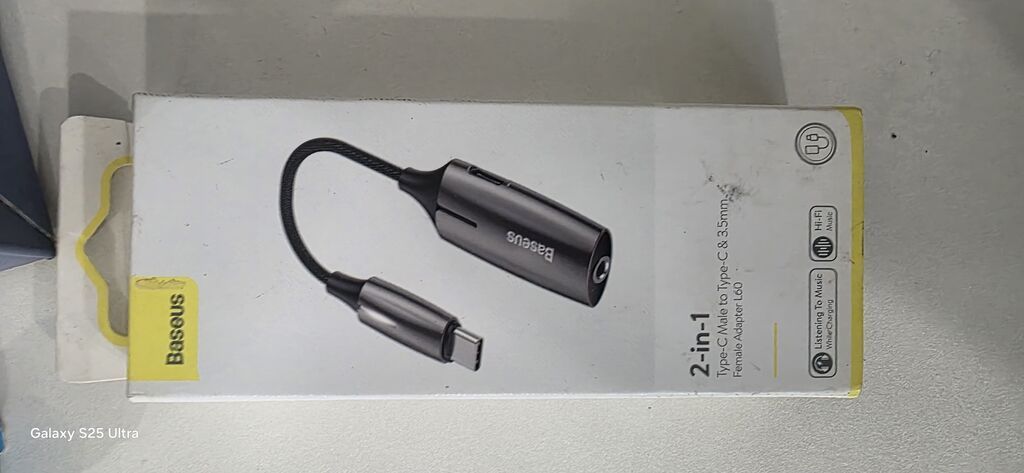Adapter Baseus, Yeni — Şarj cihazları, Bakı
