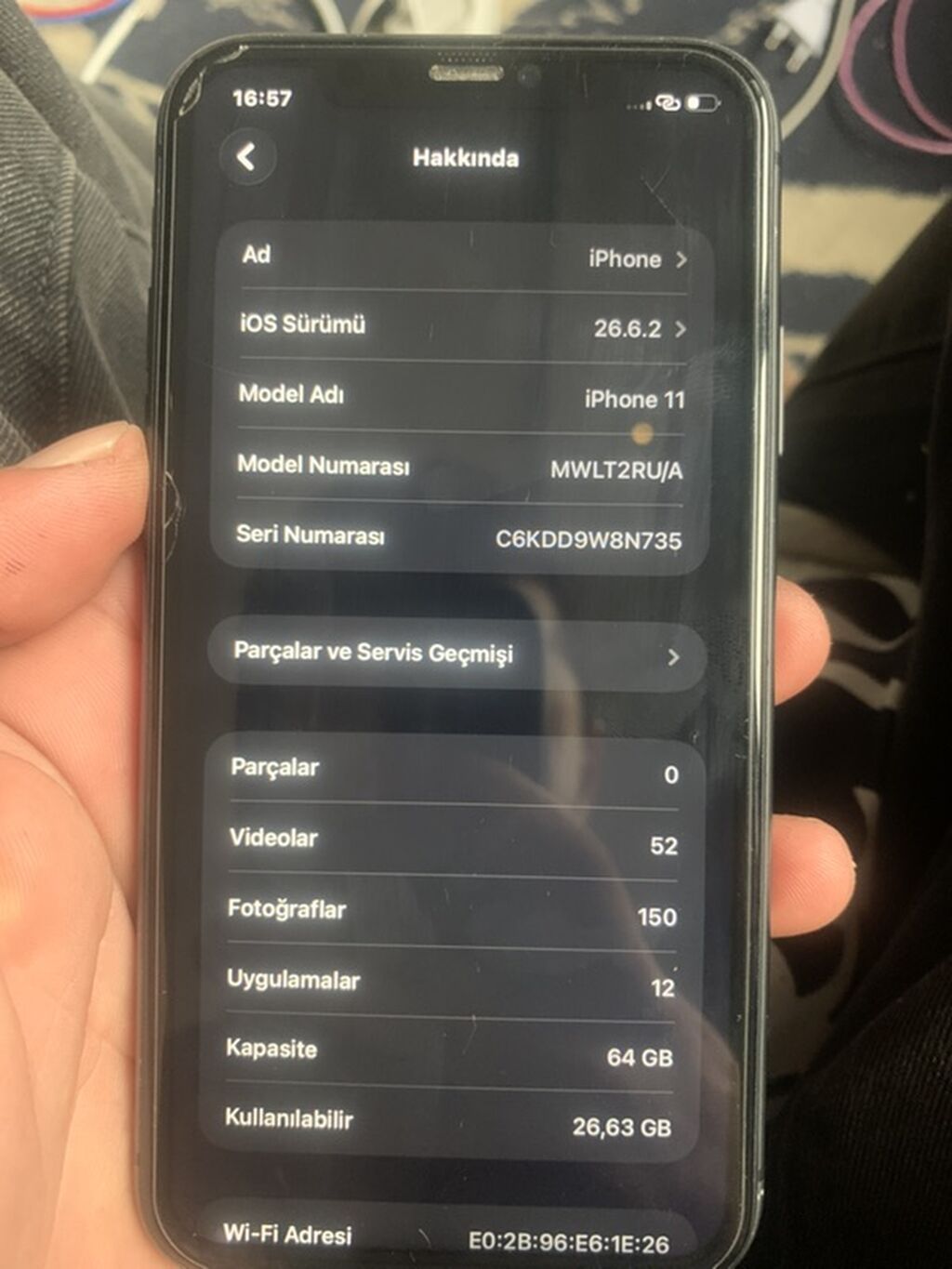IPhone 11, 64 GB, Qara, Face ID — Apple iPhone, Digah (4)
