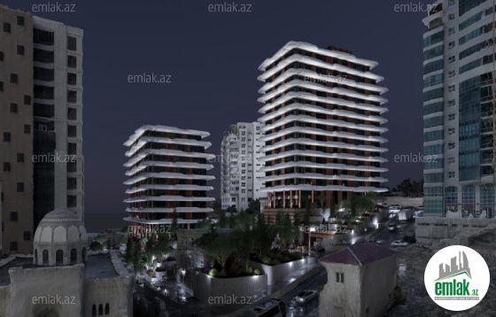 Satılır 1 otaqlı 64 m² yeni tikili Yasamal r — Mənzil (6)