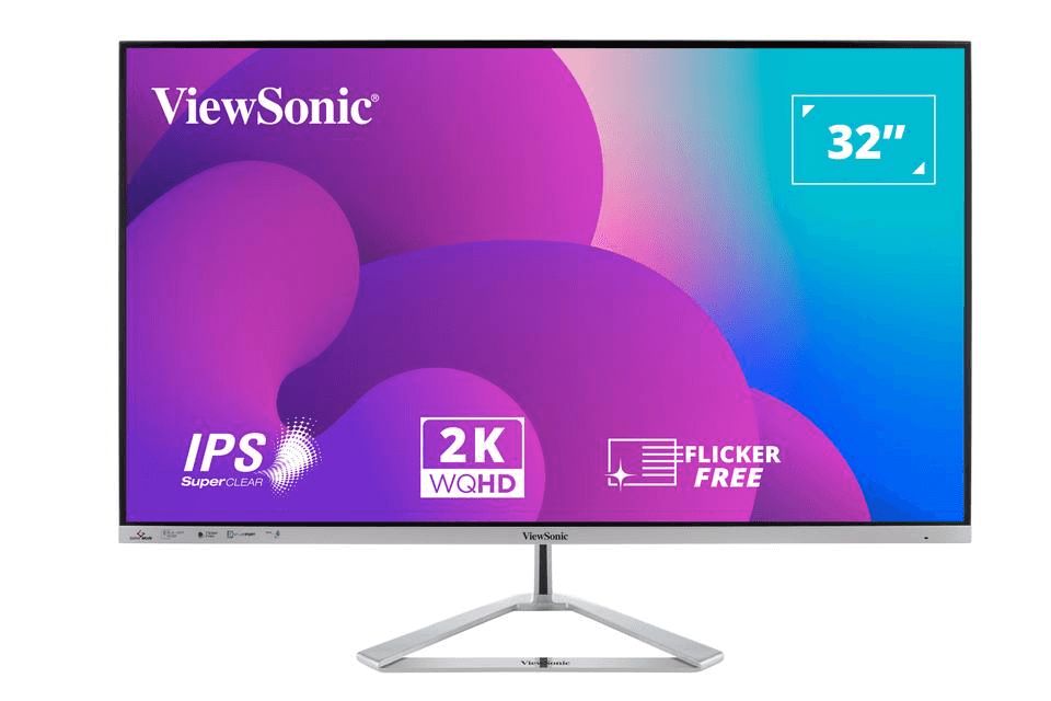 ViewSonic 32" IPS QHD Entertainment Monitor VX3276-2K-MHD-2 — Monitorlər, Bakı