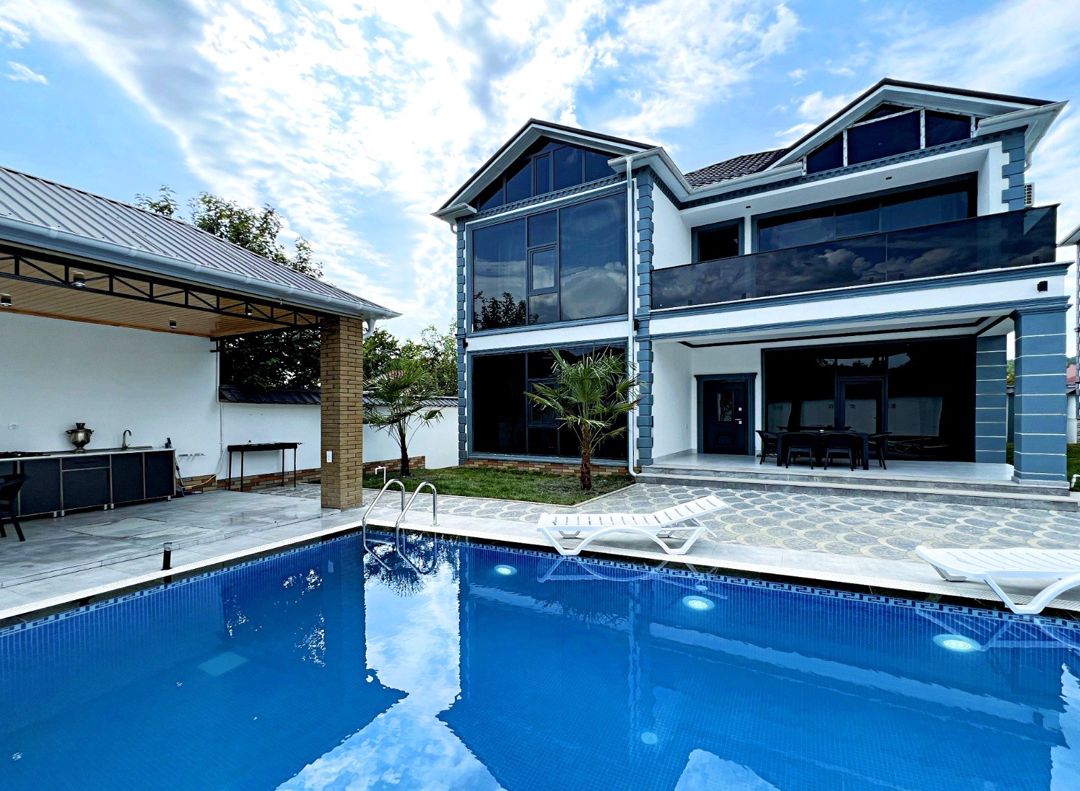 İcarəyə verilir 6 otaqlı həyət evi/bağ evi 308 m² — Ev, villa, Qəbələ (5)