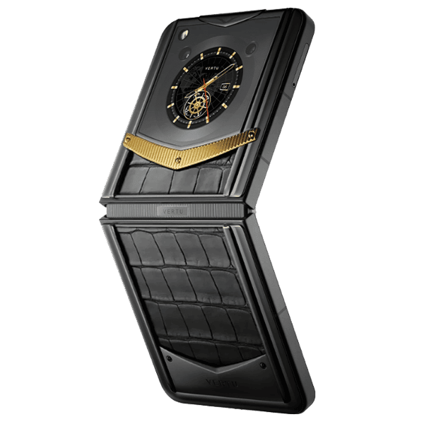 Vertu IronFlip YG Alli 12/512 GB Basalt Black — Motorola, Bakı (2)