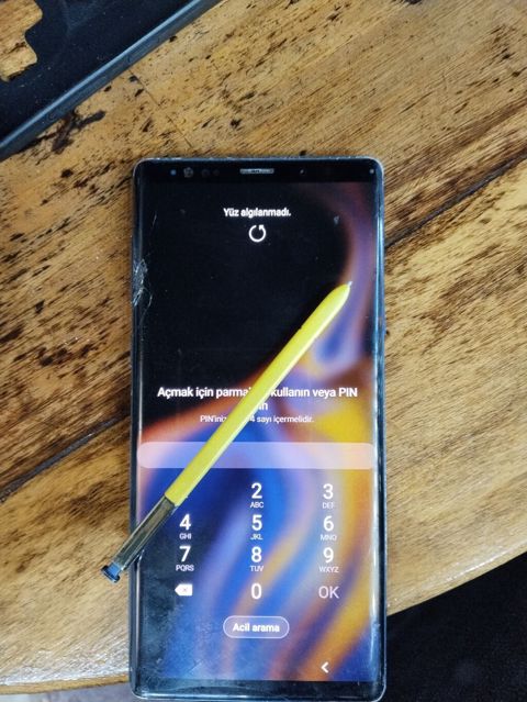 Samsung Galaxy Note 9, 128 GB, rəng - Göy, Qırıq — Şəki