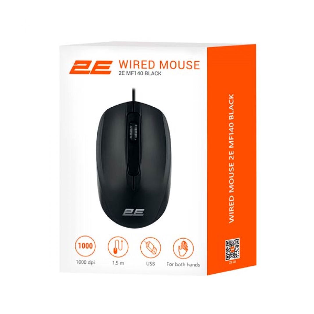 2E MF140 USB Black Mouse 2E-MF140UB — Kompüterlər və noutbuklar, Bakı