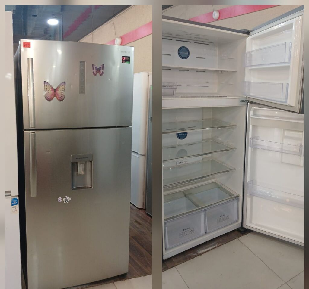 Samsung üstdən donduruculu iki qapılı soyuducu - Rəng: gümüş (inox) — Soyuducular, Digah