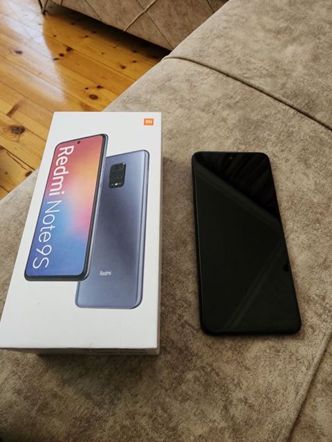 Redmi Note 9S, 64 GB, rəng - Göy, Barmaq izi — Xırdalan