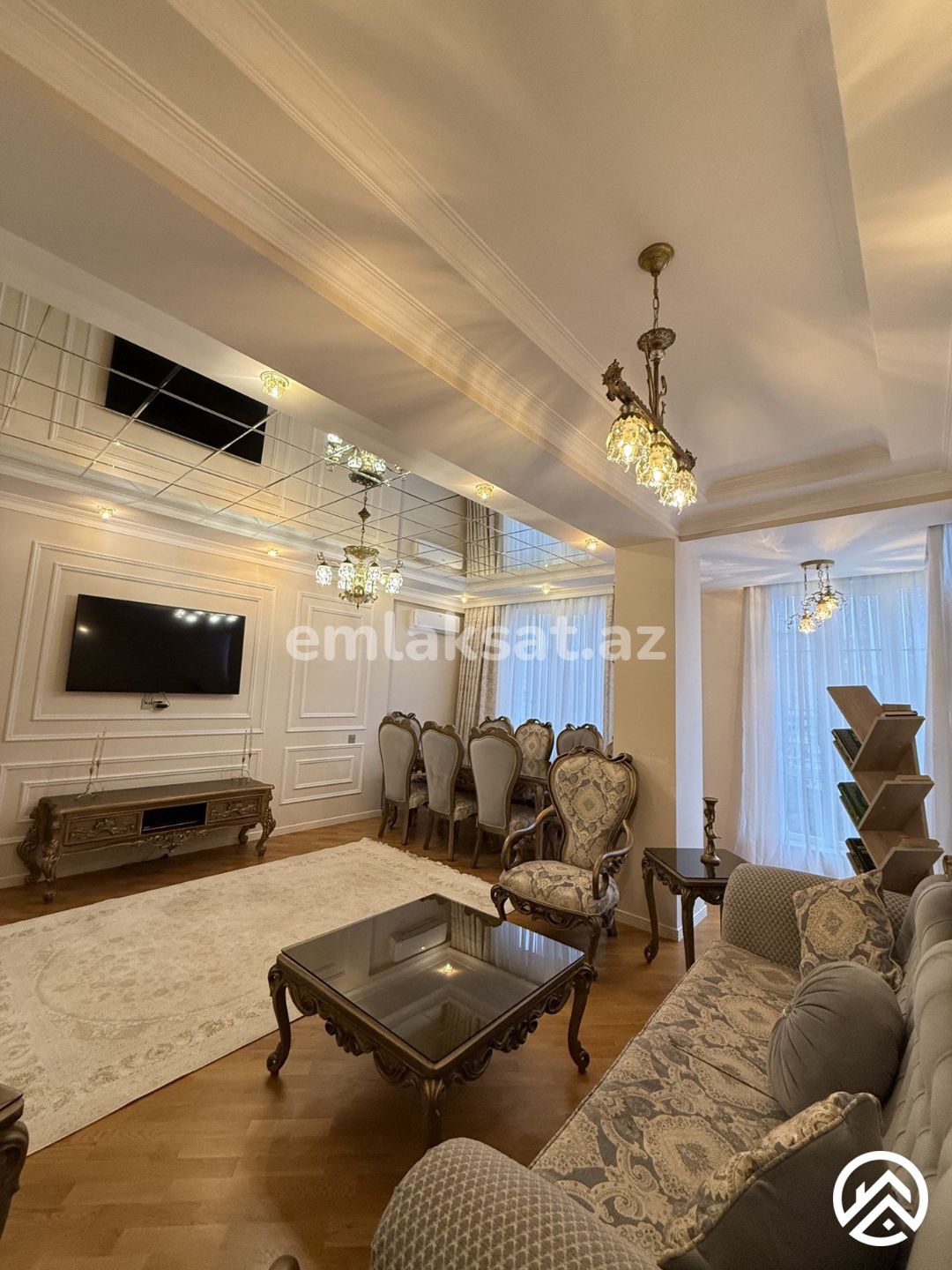 Satılır 3 otaq yeni tikili 132 m², Nəsimi metrosu — Mənzil, Bakı (2)