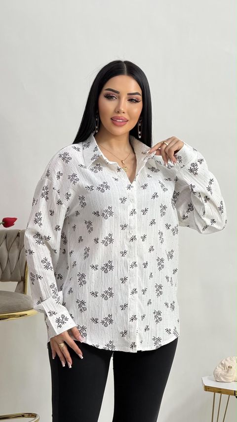 Uzunqol köynək, Ağ, Pambıq, ölçü One size — Bakı