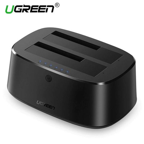 HDD Docking Station - 50857 Ugreen USB 3.0 to Sata Dual-Bay Hard Drive CM198 — Bakı