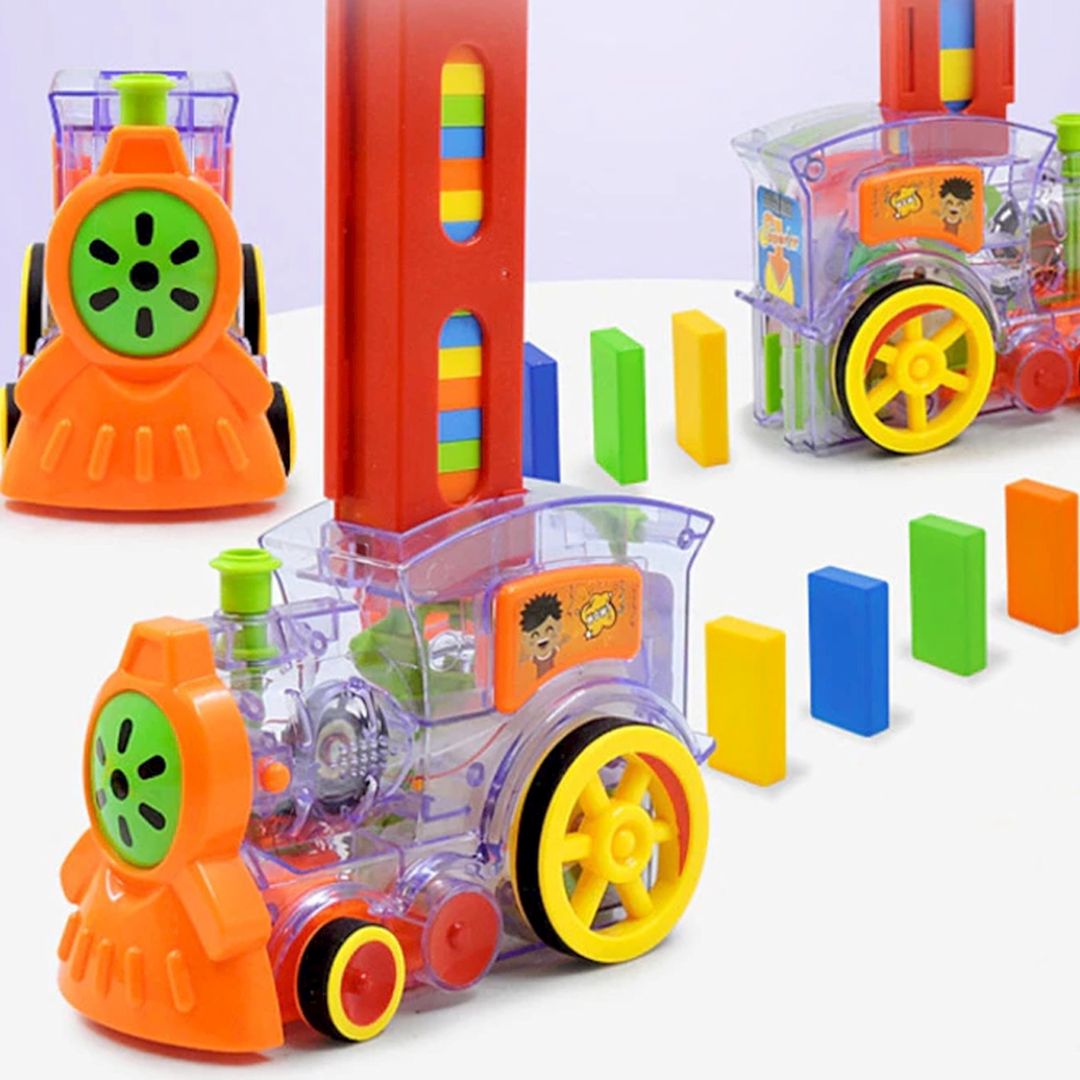 Domino qatar oyunu Electric Domino Train, səs və işıq effektləri ilə — Mallar, Bakı