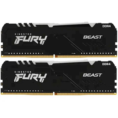 Kingston 16GB D4-3600U C17 Beast BLK K2 Dımm (2x8GB) KF436C17BBK2/16 — Bakı