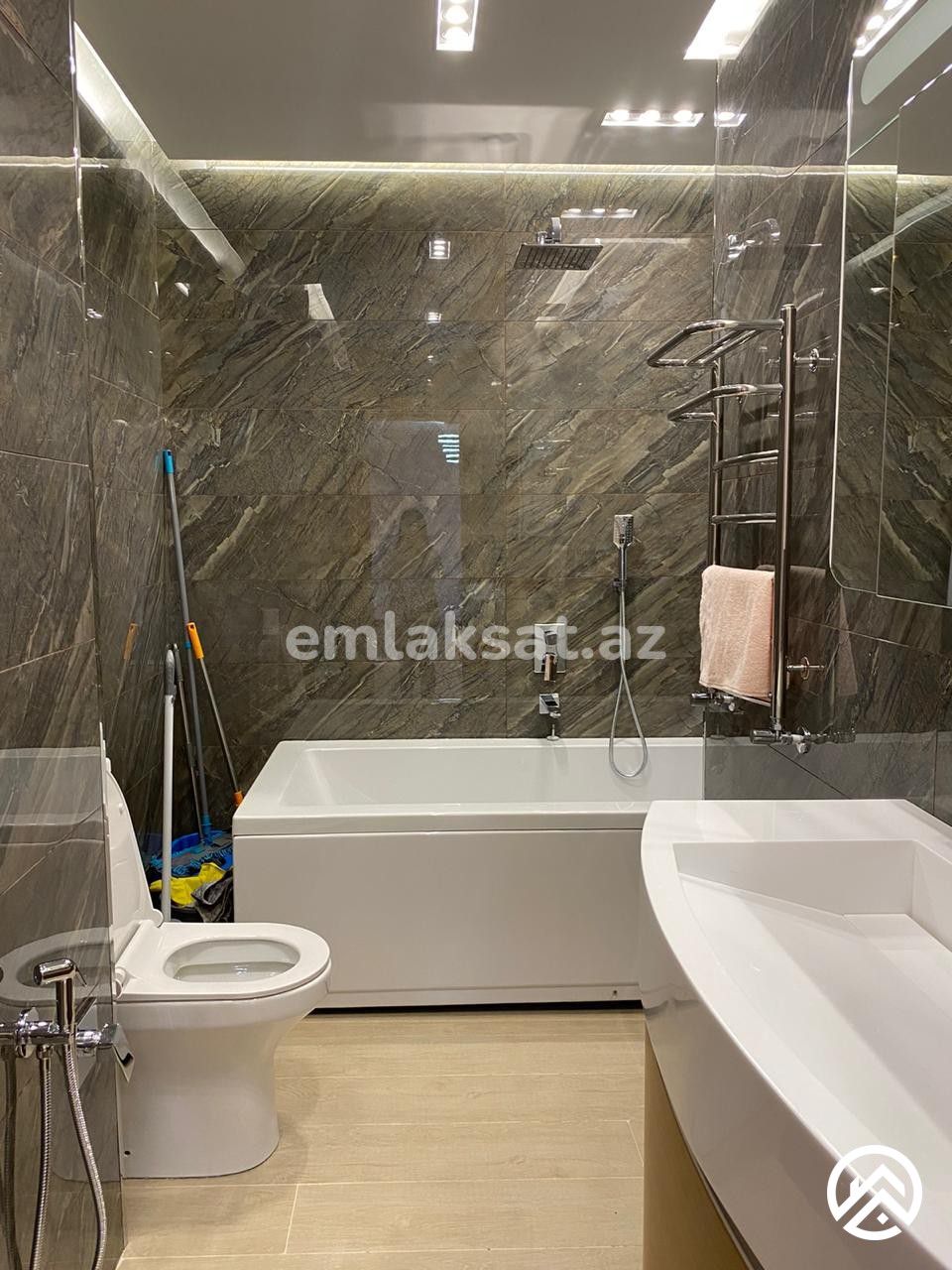 Kirayə (aylıq) 2 otaq yeni tikili 90 m², Nəsimi — Mənzil, Bakı (9)