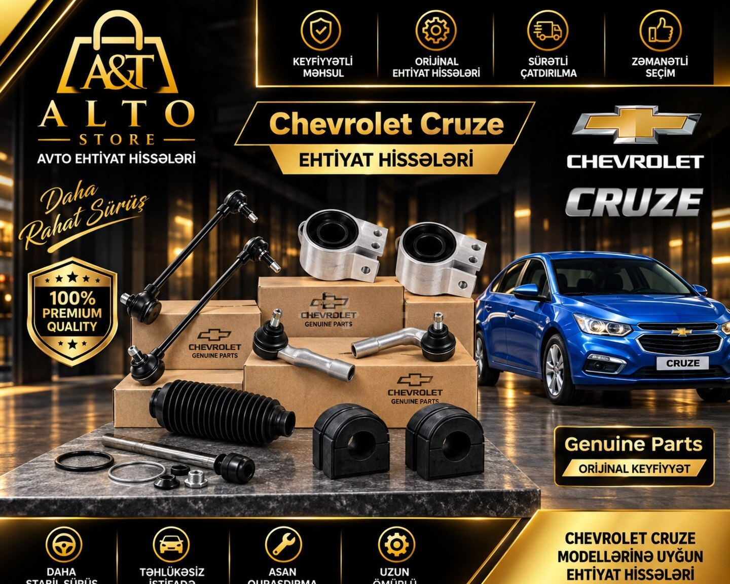 Ehtiyat hissələri Chevrolet Cruze — Bakı