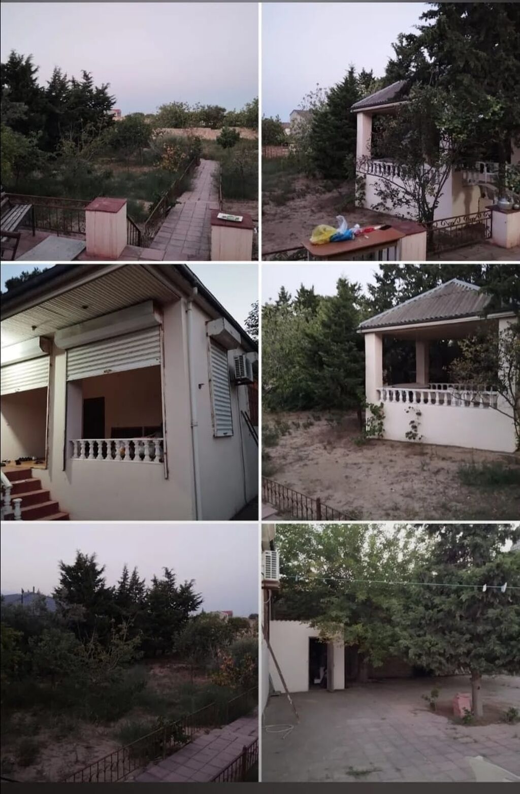 Satılır: həyət evi və torpaq sahəsi - Geniş zal: böyük pəncərələr — Ev, villa, Bakı (7)