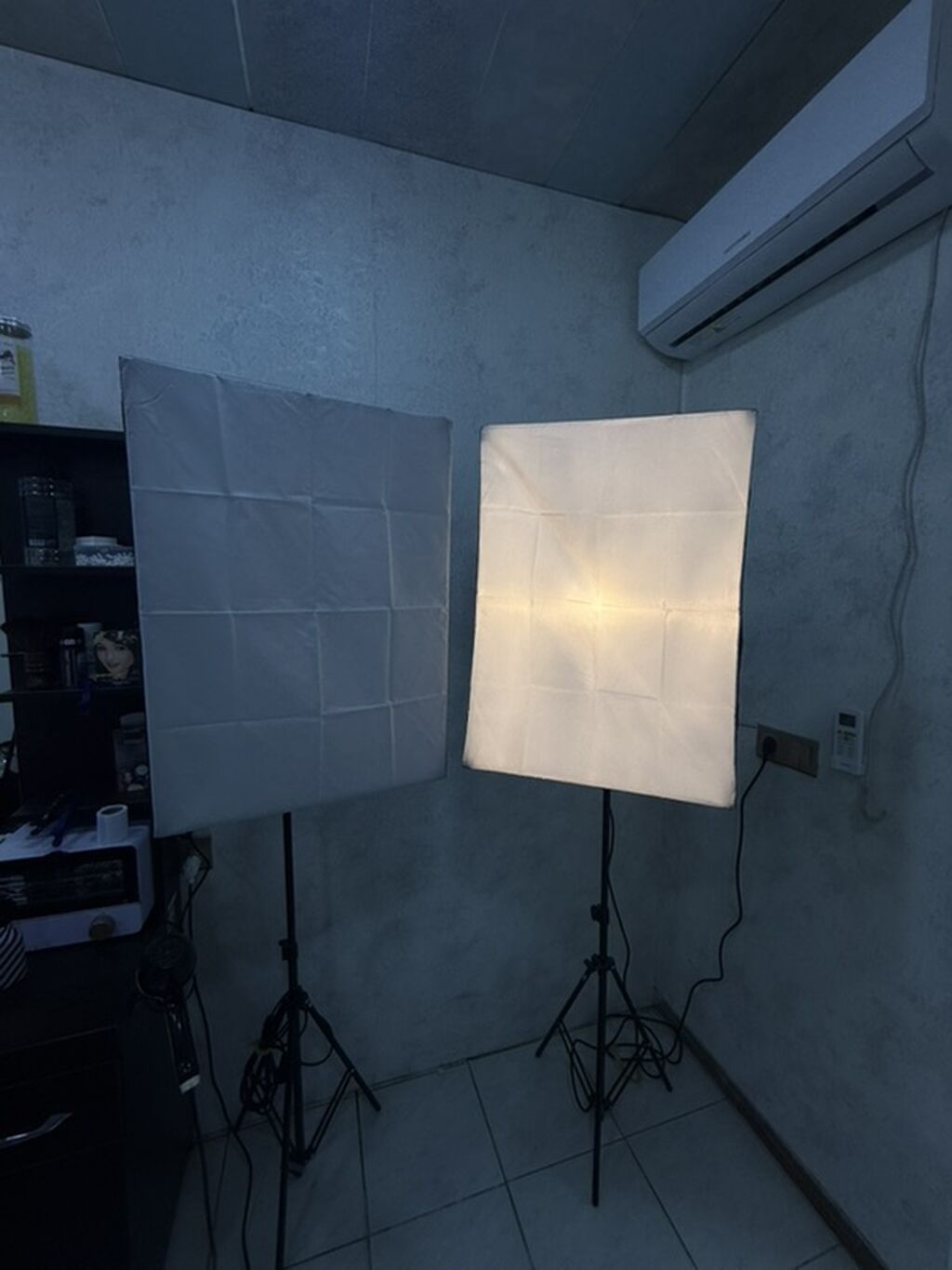 Studiyə uyğun 2 ədəd softbox işıq seti - Düzbucaqlı softboxlar — İşıq avadanlığı və aksesuarlar, Bakı (2)