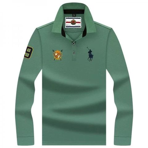 Kişilər üçün polo 58-794, yaşıl, pambıq, ölçü XL — Bakı