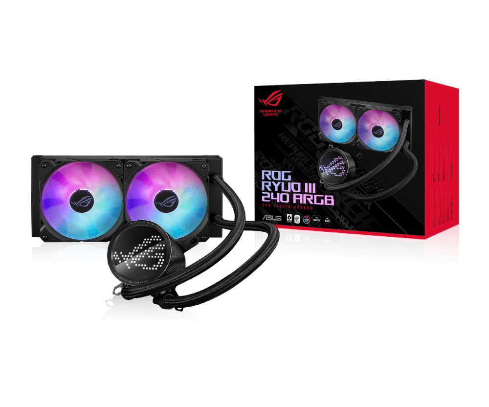 Kuler ASUS ROG Ryuo III 240 Argb 90RC00J1-M0UAY0 Liquid CPU Cooler — Soyutucular və soyutma sistemləri, Bakı