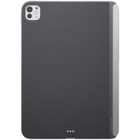 Qoruyucu örtük Pıtaka Smart Folio MagEZ iPad Pro 13 (M4) üçün, Qara/Boz — Chargers
