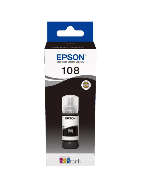 Epson Kartric 108 EcoTank Black ink bottle C13T09C14A — Bakı