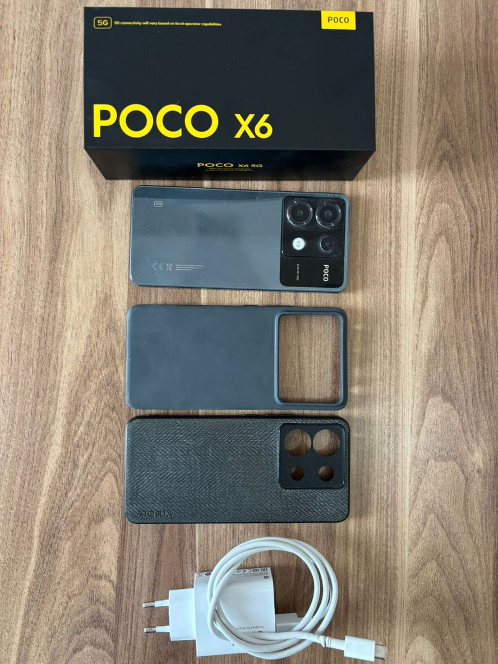 Poco X6, 256 GB, rəng - Göy, Sensor, Barmaq izi, Face ID — Xiaomi, Bakı