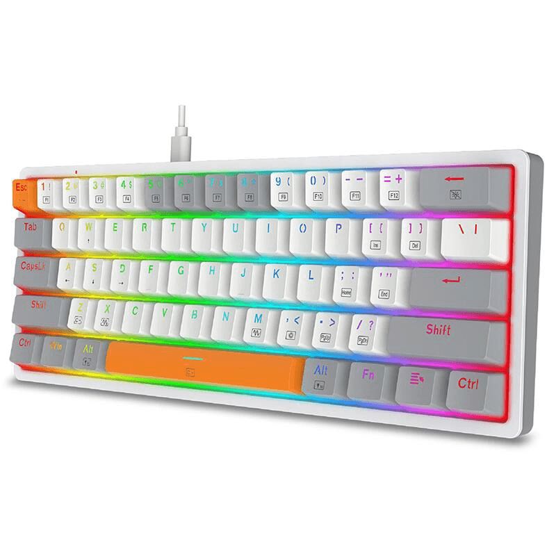 Redragon Akali K642WGO-RGB Wired Gaming Mechanıcal Keyboard — Kompüterlər və noutbuklar, Bakı (2)