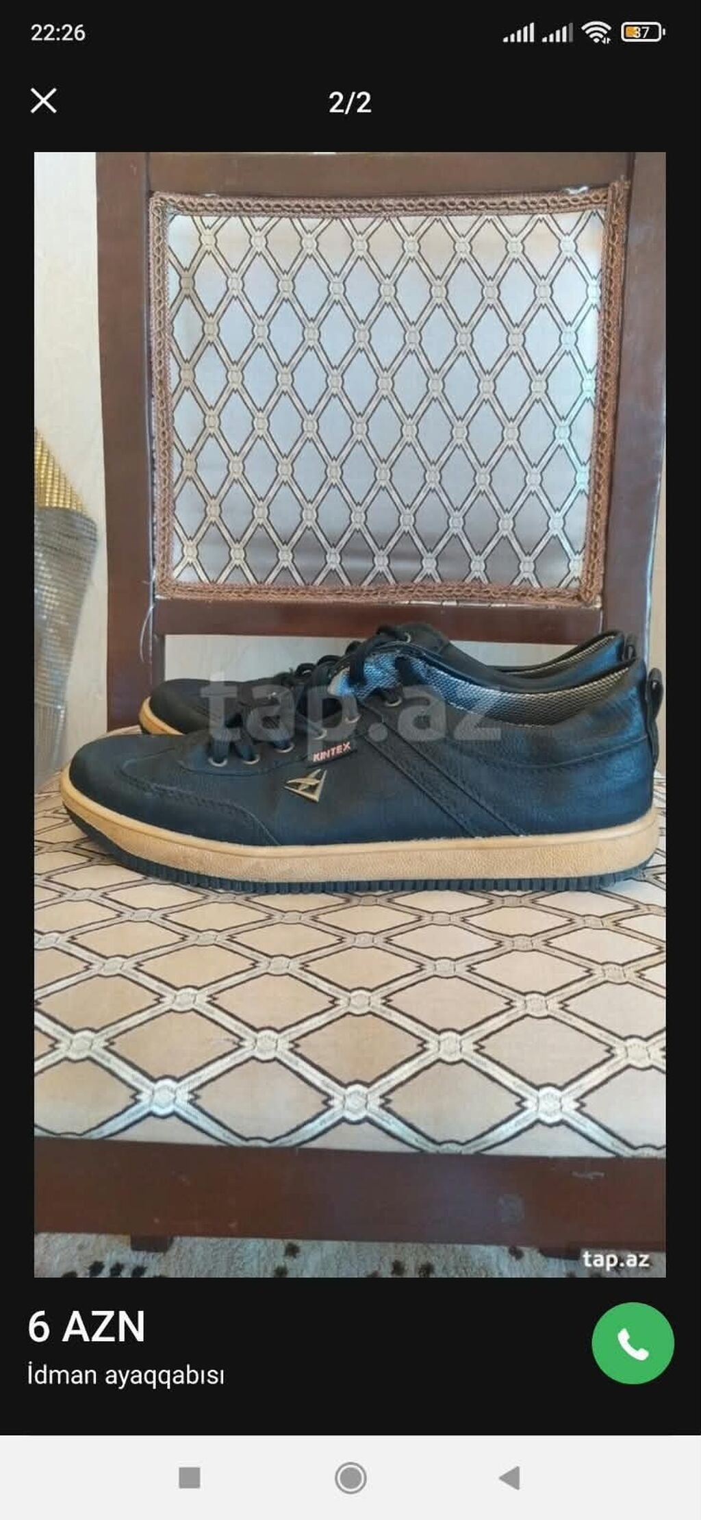 Qara ayaqqabi cox mohkemdir ikisininde hec bir defekti yoxdur — Krossovkalar, Bakı (2)