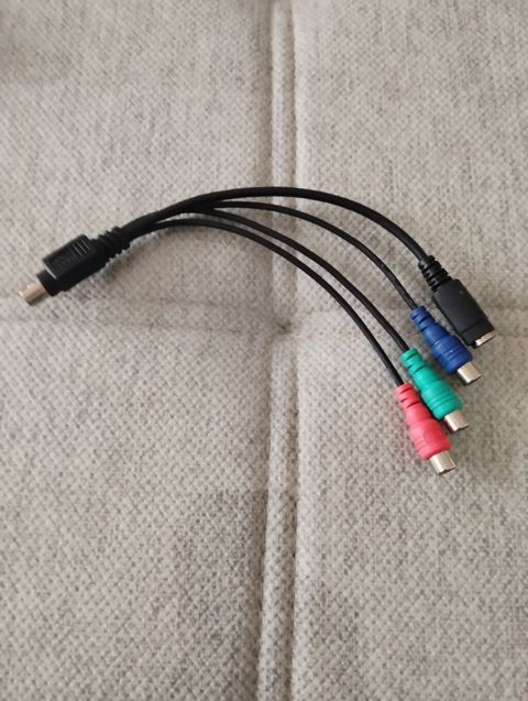 Mini-DIN 9-pin (S-Video tiplı) çıxışlı cihazlar üçün 4 başlı AV — Vagif