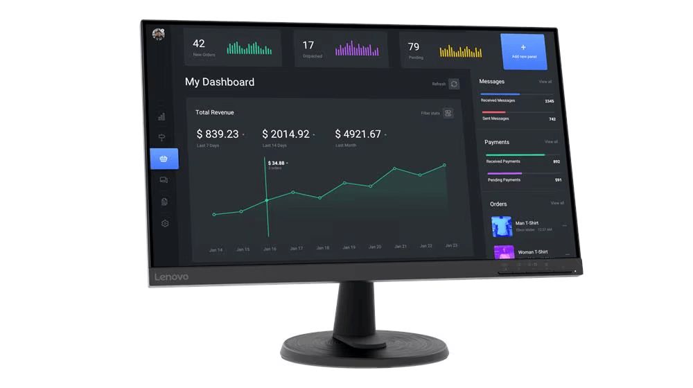 Monitor Lenovo C24-40 63DCKAT6EU — Monitorlər, Bakı (2)